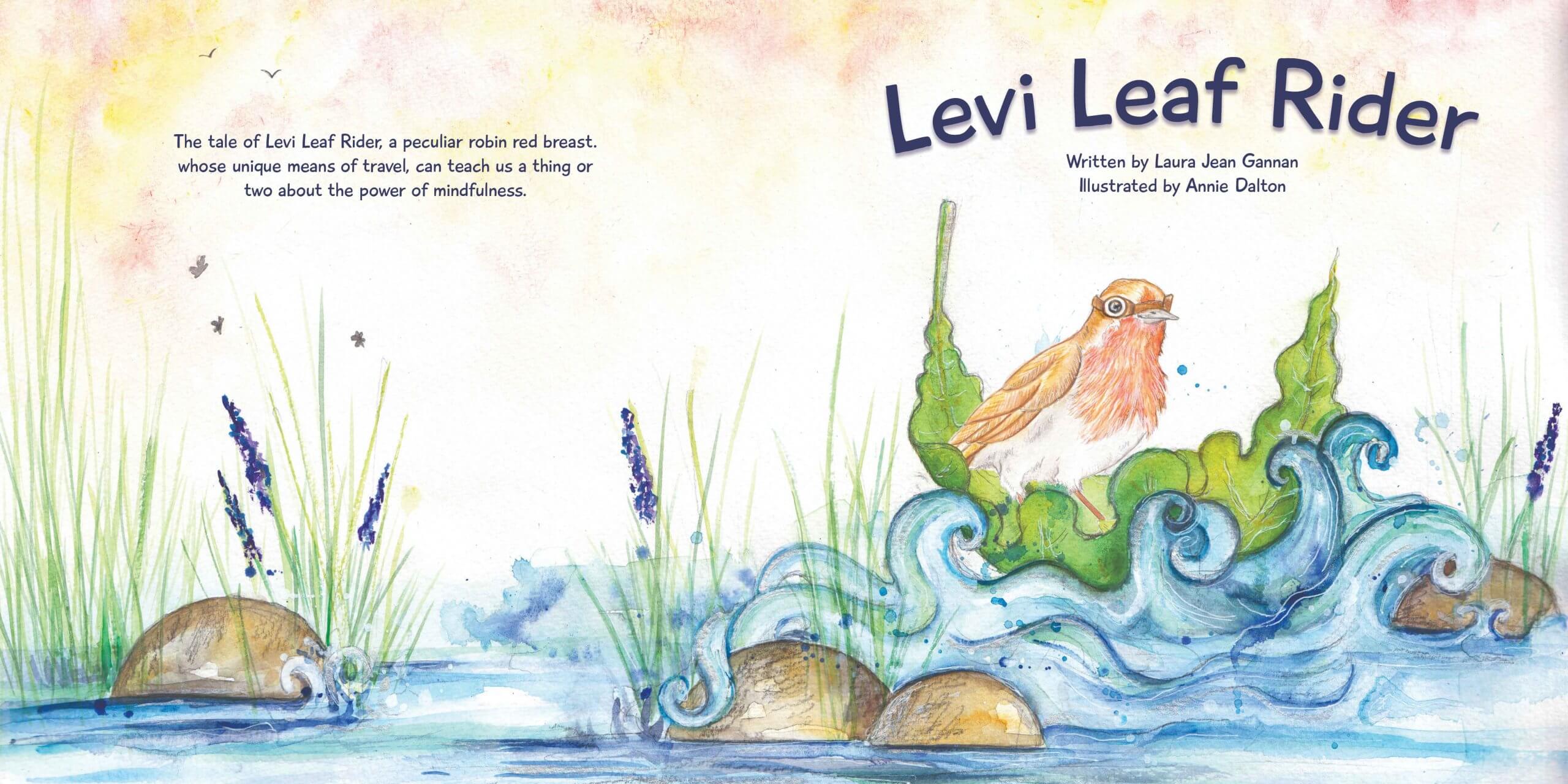 Levi Leaf Rider, Childrens book, kidlit