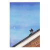 Cat art, cats at night, cats life, art print, dusk