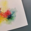 Art prints, original artwork, tiger art, watercolour art,