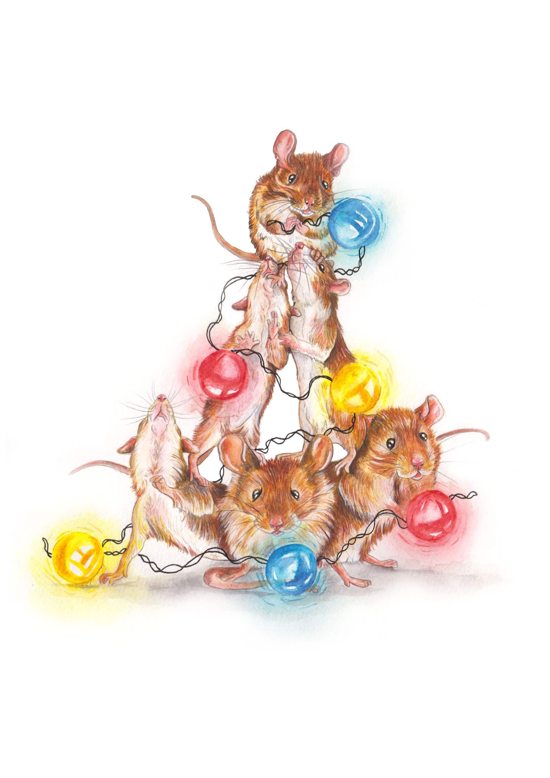 Christmas Tree of Mice