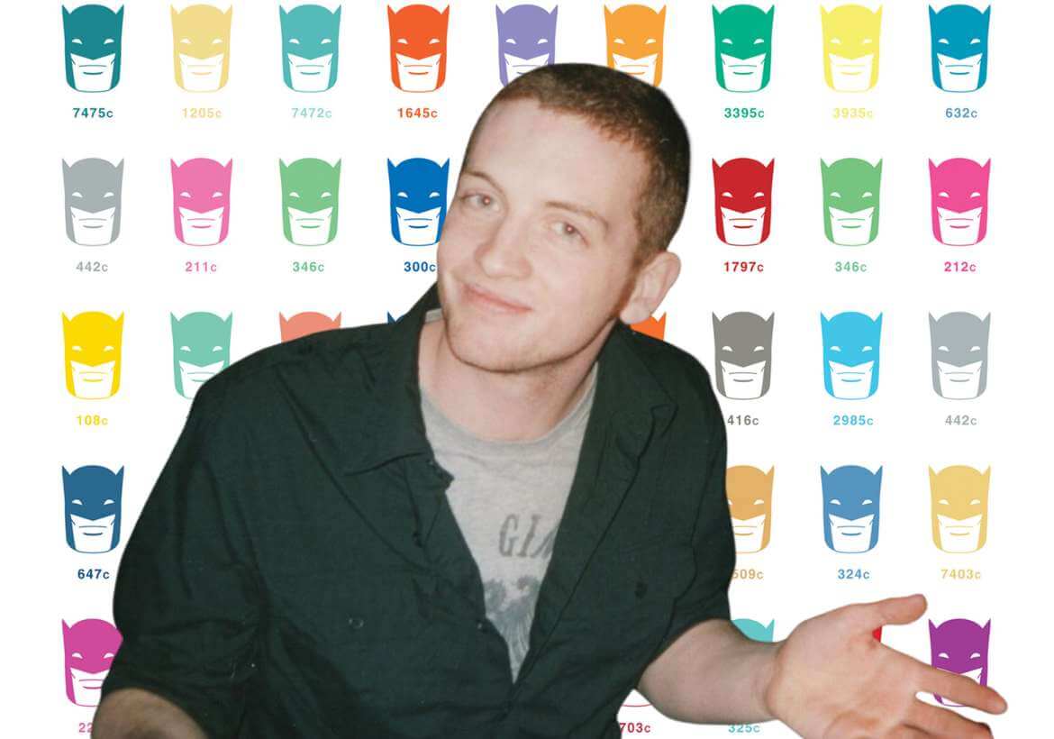 In Memory of my Friend James Northcote, pantone batman skulls